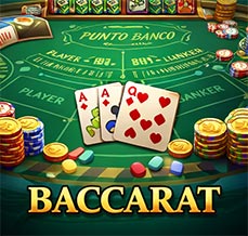 Baccarat table game at Betzillo Casino